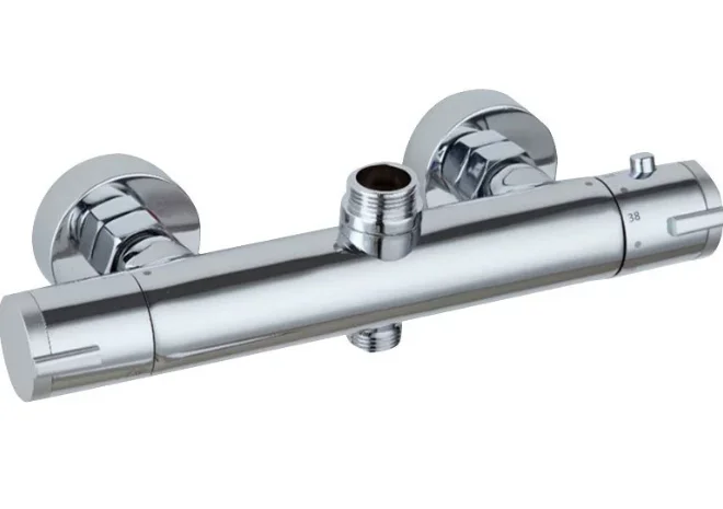 

Copper bathtub faucet for the bathroom, automatic temperature adjustment and mixing valve for cold and hot water