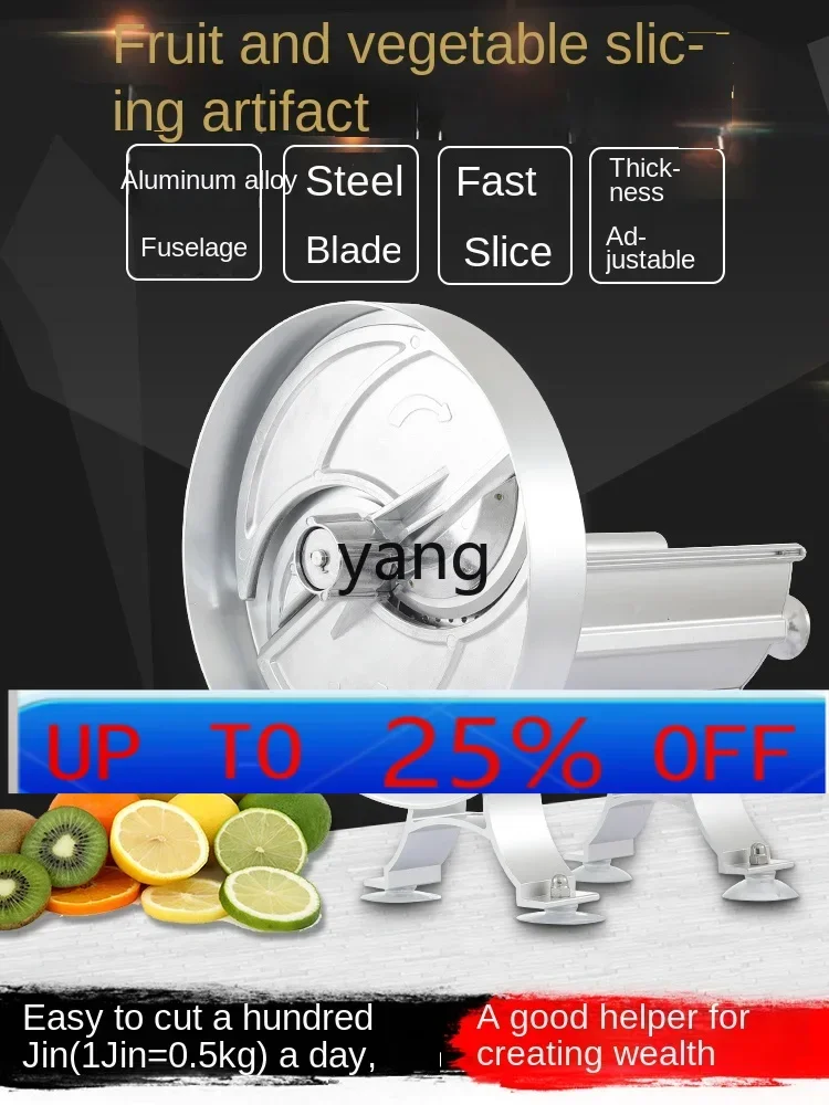 

lmm aluminum alloy manual slicer adjustable thickness potato radish ginger garlic slices