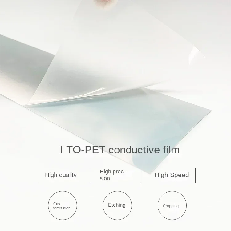 Flexible Ito-pet Conductive Film ( * 100 * 0.125mm/0.175mm, Customizable For Scientific Research)