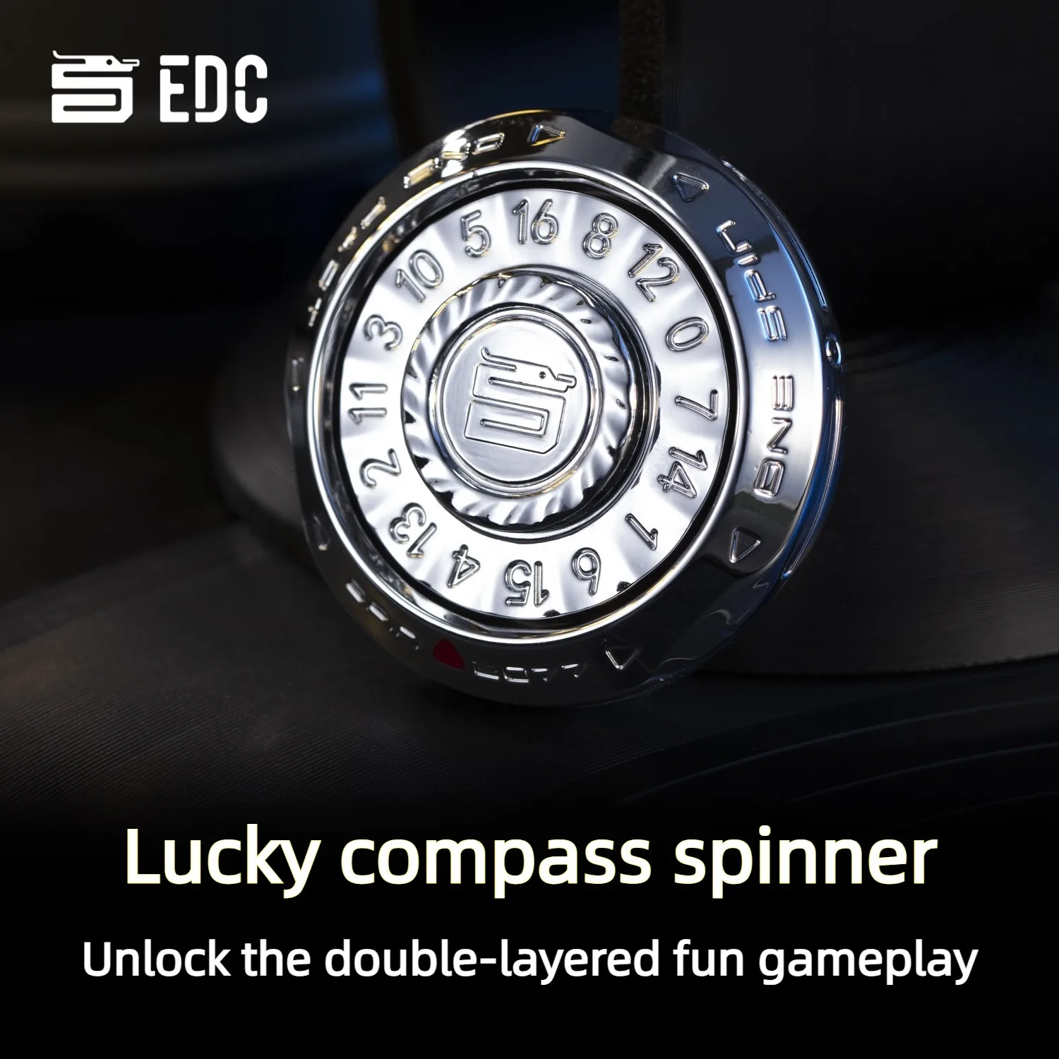 

Металлический креативный механический гироскоп-рулетка ChaoyanEDC Lucky Number для снятия стресса