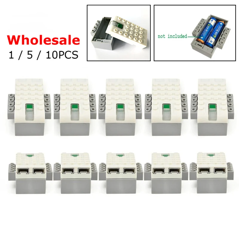 Wholesale 1/5/10Pcs Electronics Parts WeDo 2.0 Smart Hub fit for 45300 Core Set 45301 19071 Brick Hub Classic Robotics Toys Gift