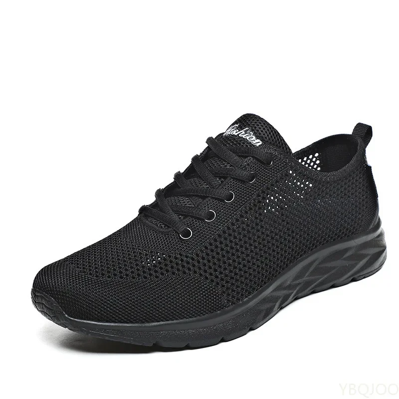 Mesh Men Sneakers Summer Casual Shoes Men Breathable Outdoor Non-slip Walking Gym Shoes Lace-up Mens Trainers  Size 38-47