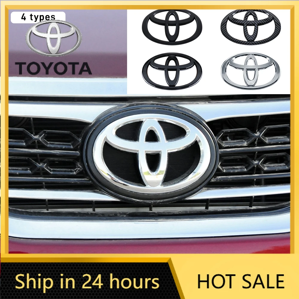 

1 шт., наклейка с логотипом автомобиля из АБС-пластика, замена стиля Toyota Corolla Yaris Rav4 Corolla Chr Hilux Aygo Avensis T25, автомобильная наклейка