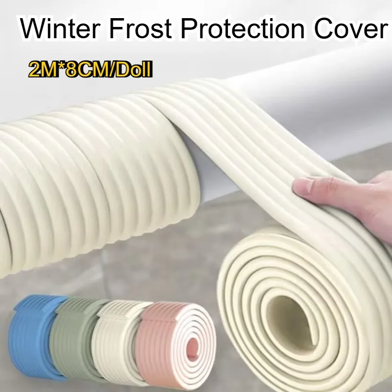 

2m*8cm/ DollHigh Temperature Resistant Fireproof Flexible Foam Pipe Insulation for Heating Pipes Soundproof Decorative Cover