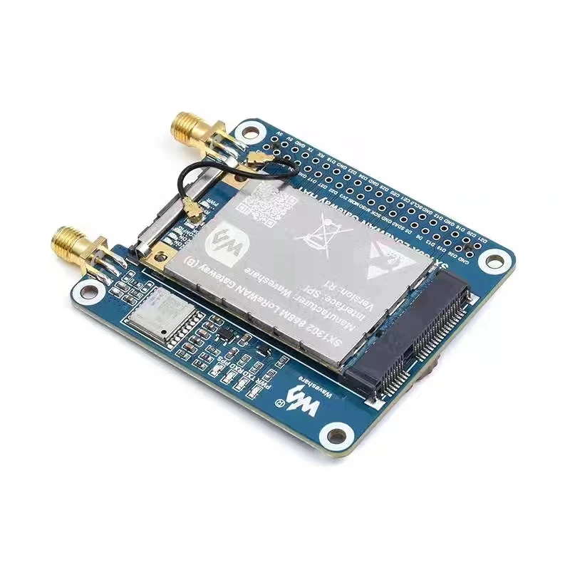 SX1302 cappello Gateway LoRaWAN 868M/915M, per Raspberry Pi, trasmissione a lungo raggio, grande capacità, supporto multibanda