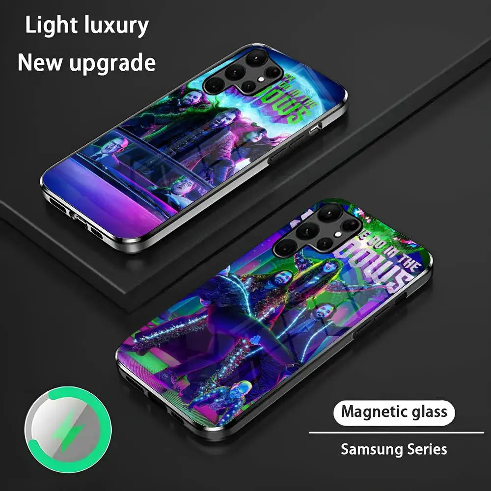 تلفزيون ما نفعله في الظلال الموسم جراب هاتف لهاتف سامسونج S 25 S24 S23 S22 S21 S20 Plus Ultra Note20 زجاج مغناطيسي Ca