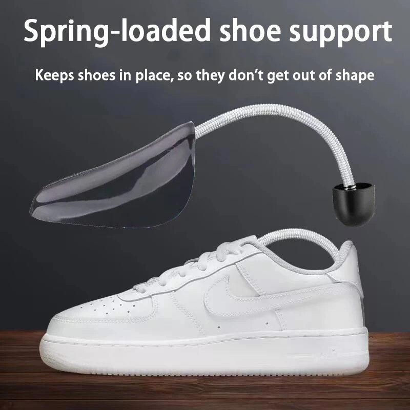 New 1Pair Spring-loaded qualitative shoe stretcher Anti-deformation Inner support Shoes expander Shaping Anti Wrinkle Shoe Lasts