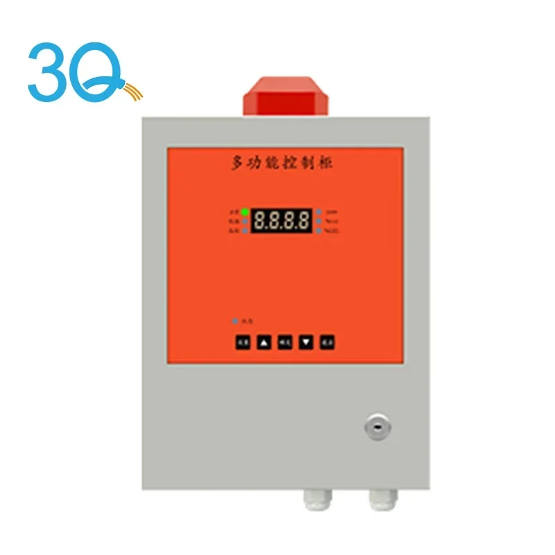 Panel Kontrol Alarm Gas Multi-saluran 3Q untuk Detektor Kebocoran Gas Sebagai Sistem Deteksi di Pabrik Stok