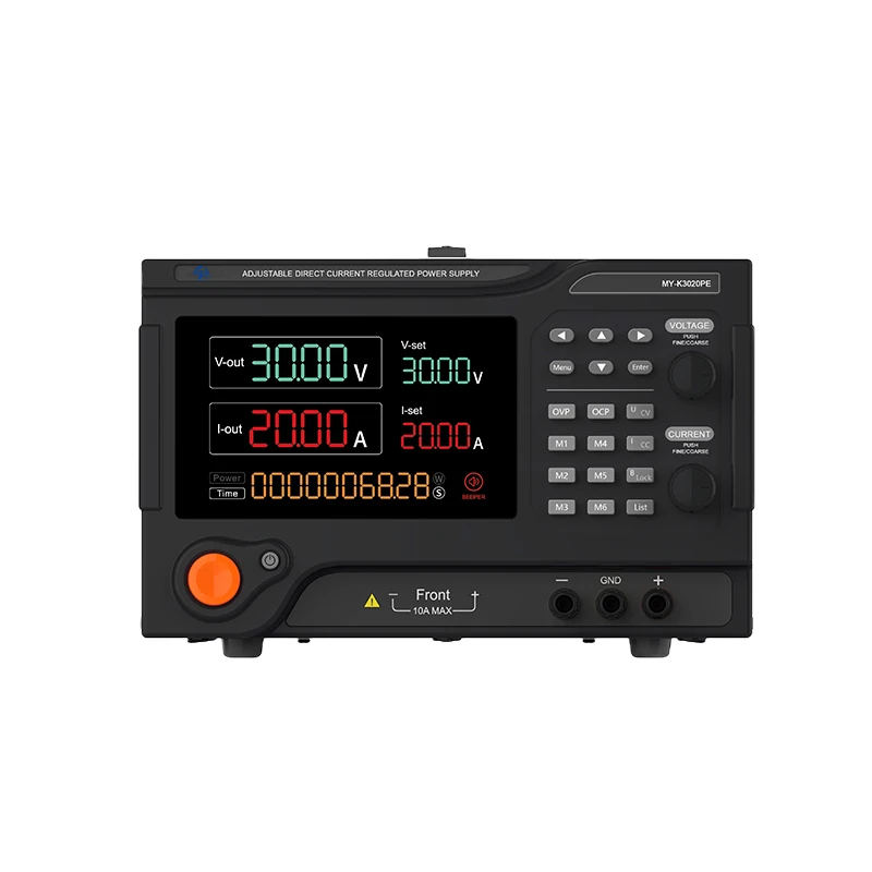 

MYAMI MY-K30100PE 30V 100A 3000W New Black Timer Programmable DC Laboratory Power Supplies