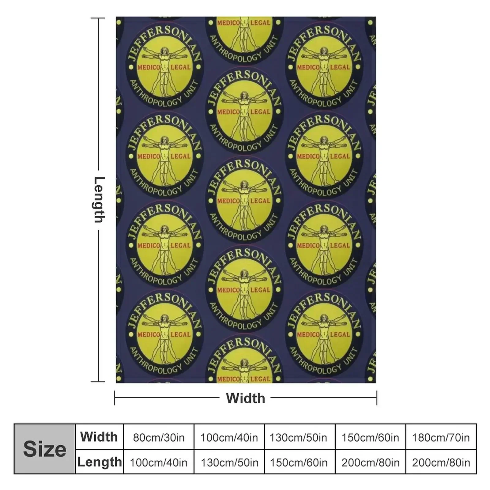 Jeffersonian logo-Bones Throw Blanket Personalized Gift Summer Baby Heavy Blankets