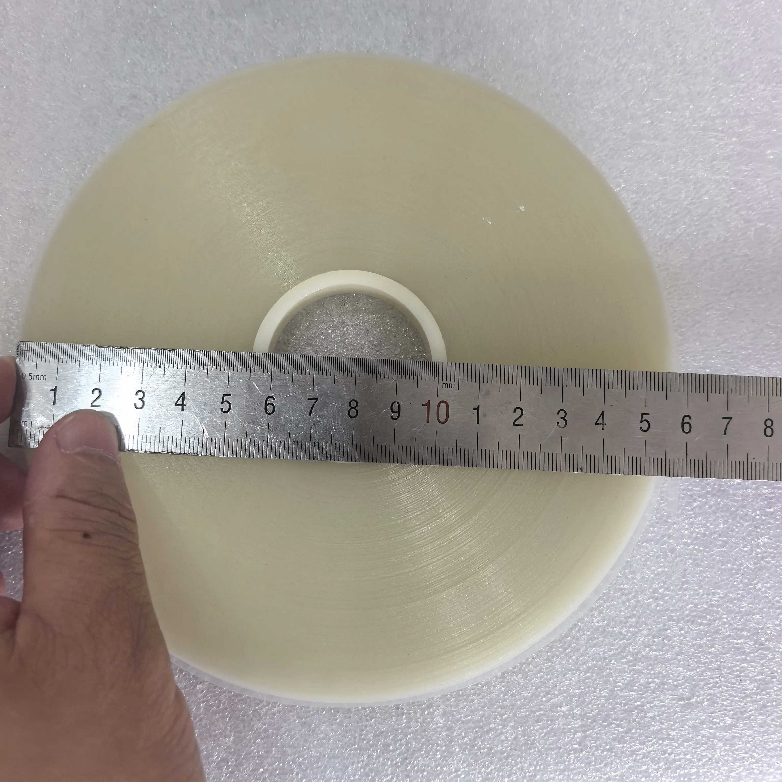 11mm OPP Banding Tape Transparent 100 Rolls Hot Melt Strapping Film for Vegetable Fruit Food Bundling Machine Packaging