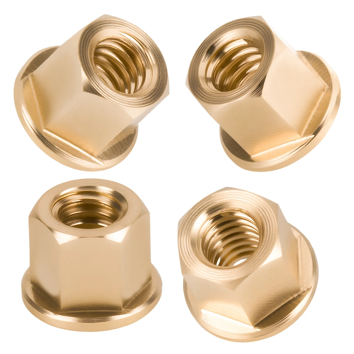 Brass Wheel Nuts with Socket Tools for 1/30 RC Crawler Axial SCX30 Ford Bronco Jeep Wrangler JLU 4X4 Upgrade Parts Accessories view 2