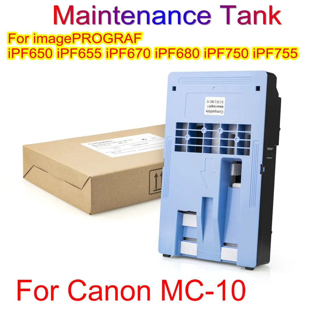 

MC-10 For Maintenance Cartridge Maintenance Tank 1320B014CA For imagePROGRAF iPF650 iPF655 iPF670 iPF680 iPF750 iPF755 Printer