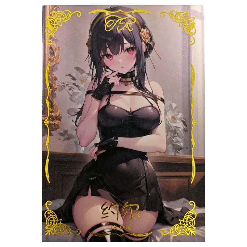 Anime Goddess Story Rare TR Karty kolekcjonerskie Shenhe Seele Tokisaki Kurumi Hoshino Ai Yor Forger Zabawki dla chłopców Prezent urodzinowy