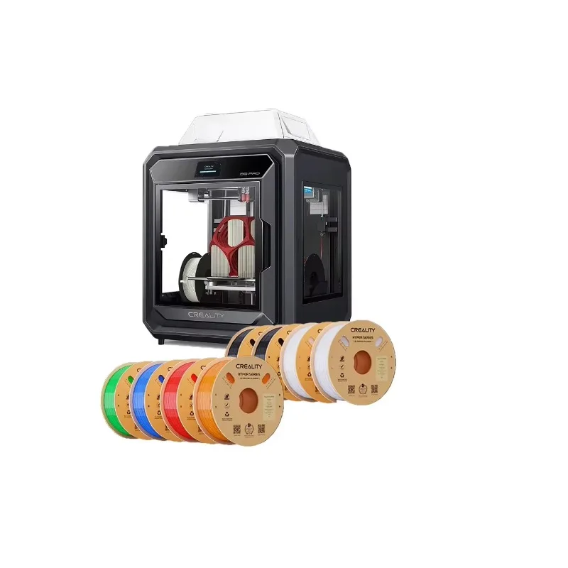 D3 Pro Enclosed FDM 3D Printer Dual Hotend Full Auto Leveling 300℃ High Temp Nozzle for Industrial Prototyping