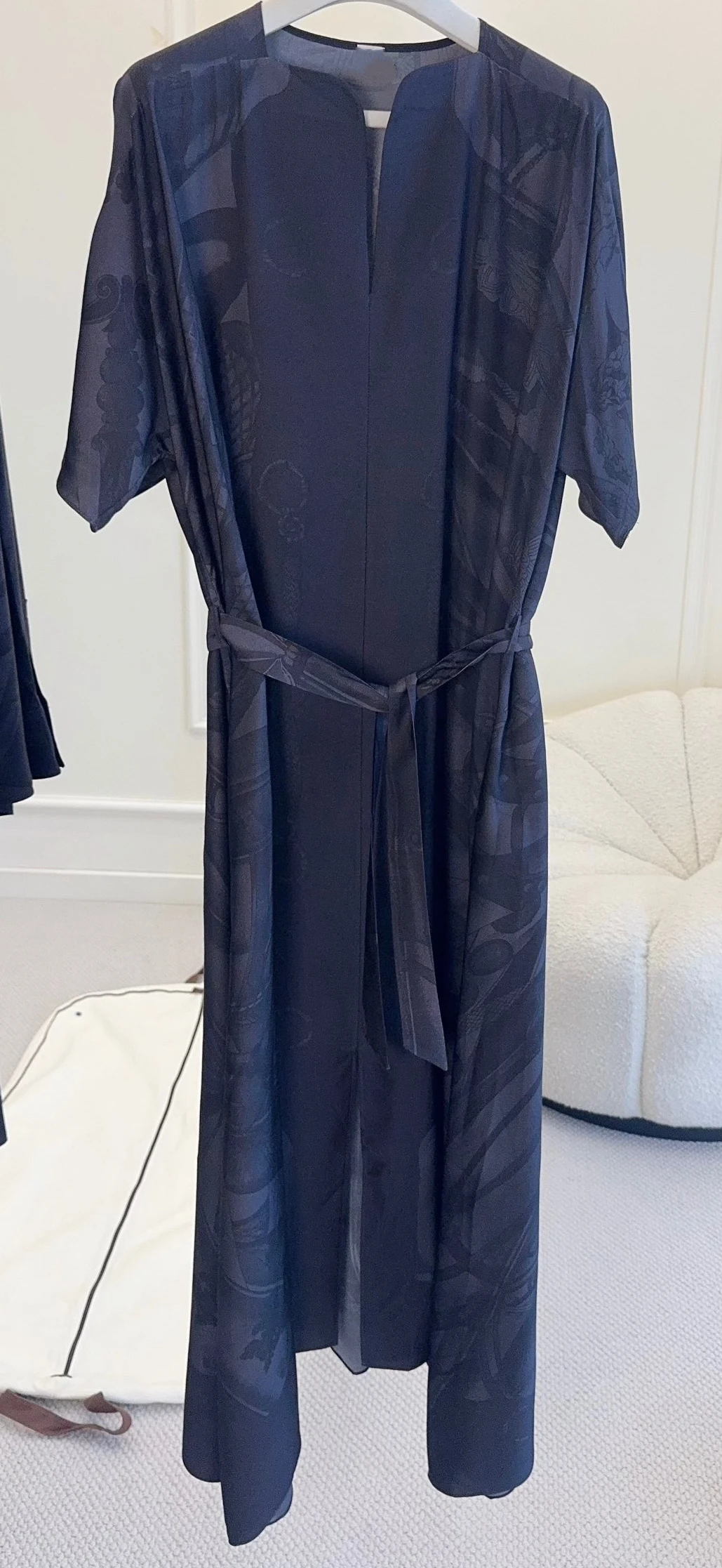 Loose Best version 27ss 100% Silk long sleeve dress brand pullover dresses designer clothing long sleeve for women