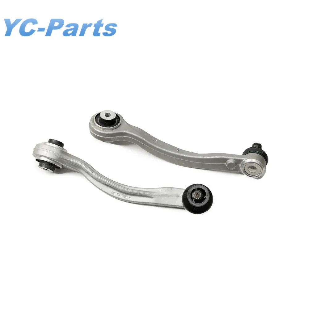 2 Pcs Front Axle Suspension Upper Bending Arm Kit Control Arm Set for Audi A6 C8 A7 Q5 Q7 Q8 Bentayga 4M0407505B