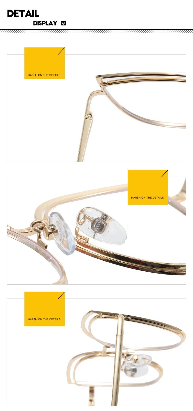 Neue Leoparden-Brille mit Blaulichtfilter und Weitsichtkorrektur für Damen, Metallrahmen, Katzenaugen-Design, photochromatisch, verschreibungspflichtig, Computerbrille – Detail 12
