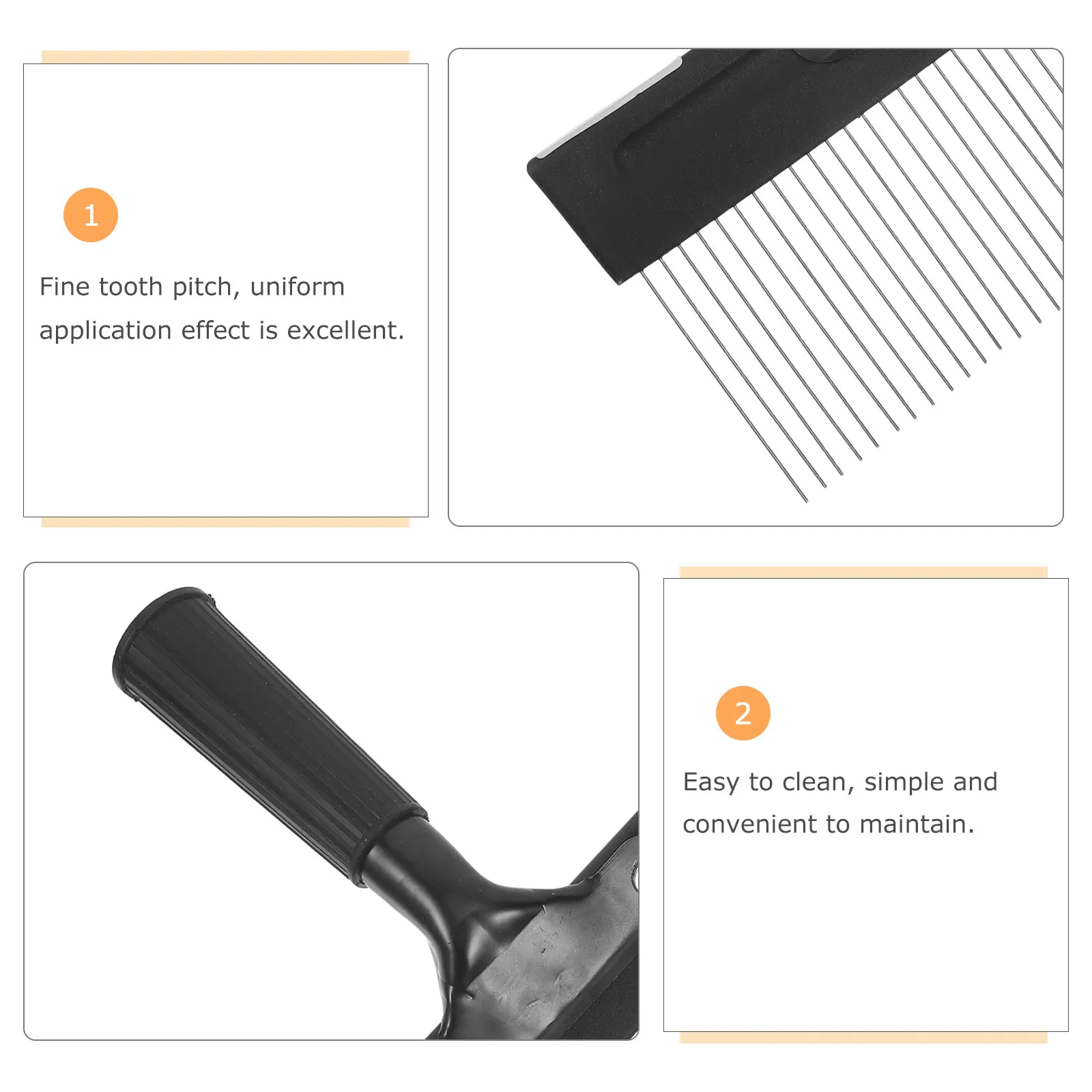 Wall Graining Brush Stainless Steel Texture Comb Metal Pattern Scraper DIY Plaster Wall Tool Home Decor Texture Tool
