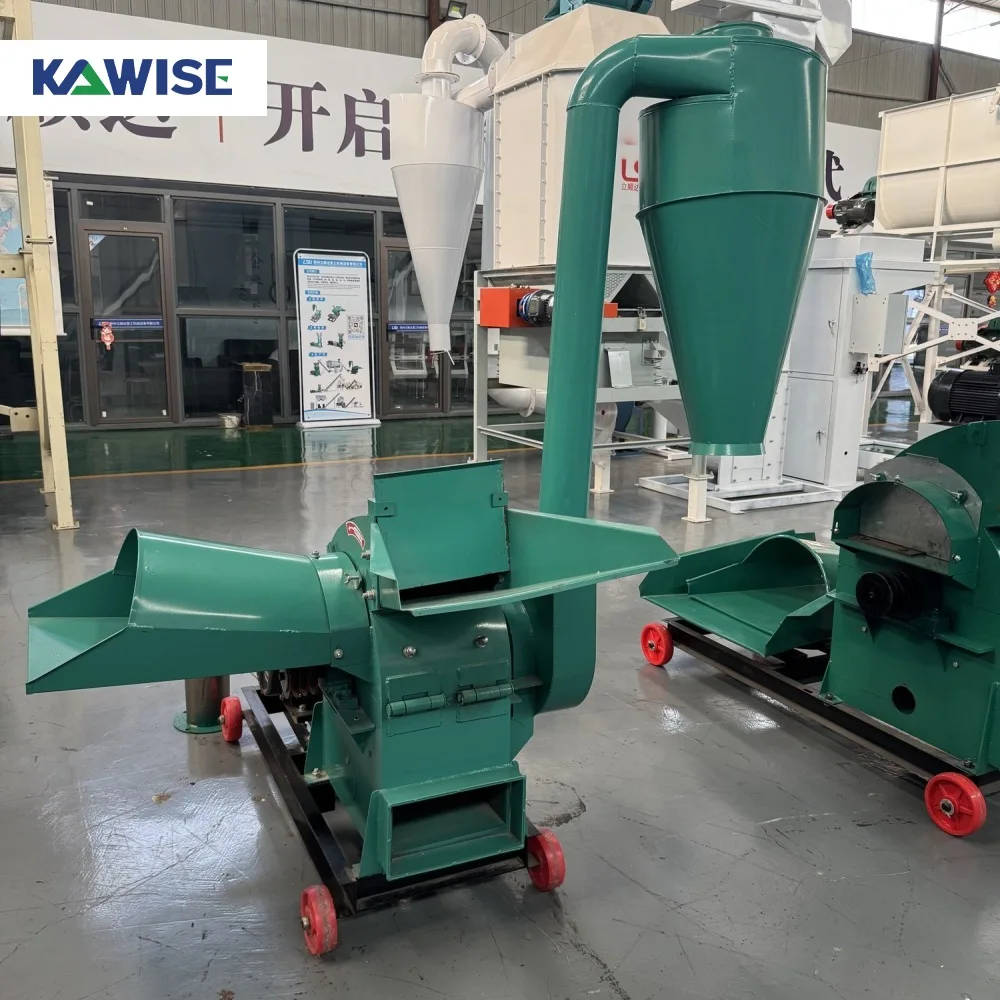 AIROW Electric Powered Hammer Mill for Cattle Feed Processing 300kg/h Efficient Grinding for Corn and Alfalfa