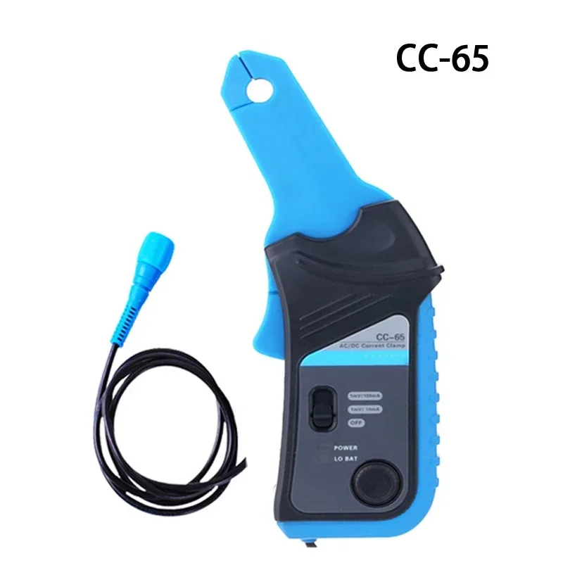 Car Oscilloscopes CC-65 AC/DC Current Clamp Meter CC65 Oscilloscopes AC/DC 20KHz Bandwidth 1mV/10mA 65A with BNC Plug Connector