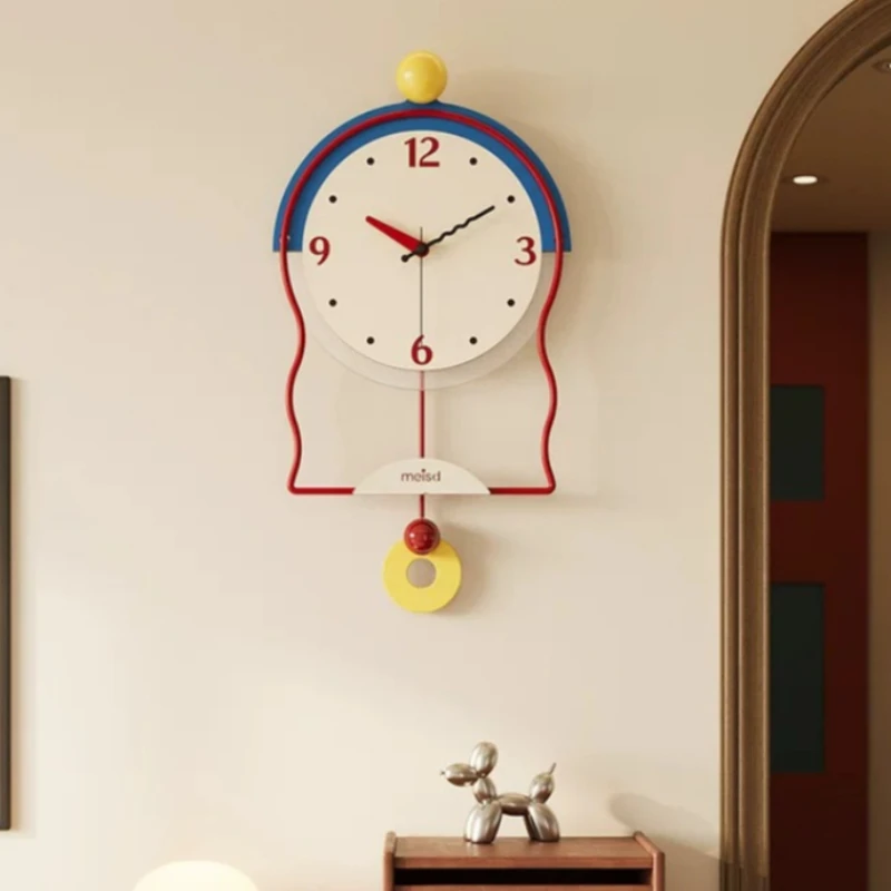 Girls Dopamine Wall Clocks Silent Cutecore Hands Creative Wall Watch Clock Modern Kids Orologio Da Parete Decoration Home