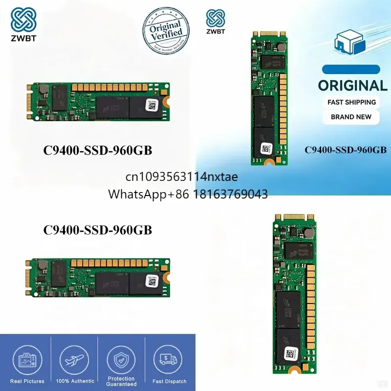 2026 Hot! Cisco C9400-SSD-960GB= Catalyst 9400 Series 960GB M2 SATA Memory Supervisor Engine On-Board Storage for IOS XE