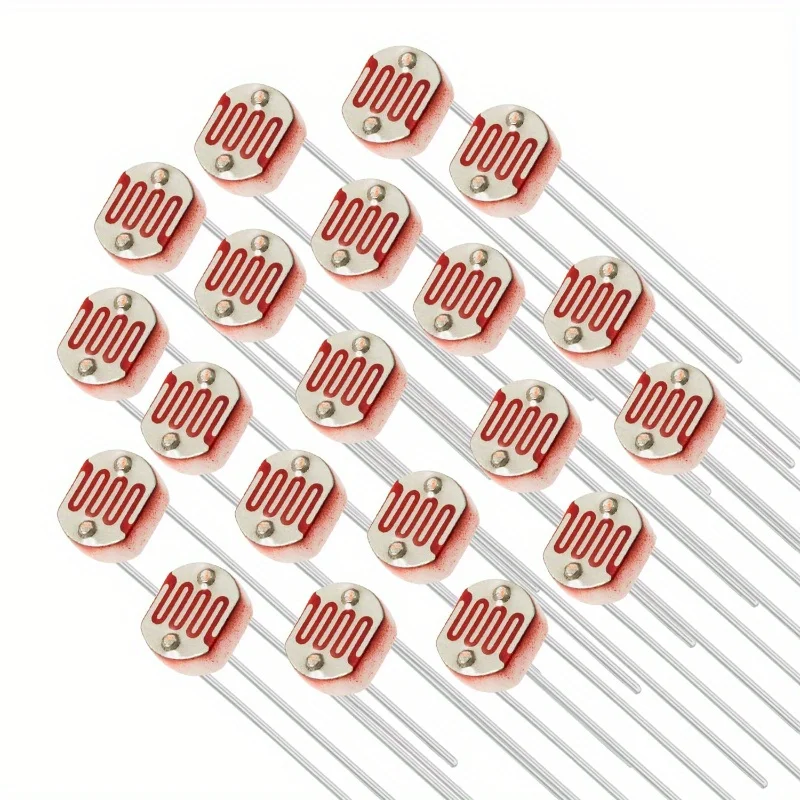 175PCS 5mm Photoresistor Assortment 7Spec GL5506 GL5516 GL5526 GL5528 GL5537 GM5539 GL5549 Light Dependent Resistor LDR