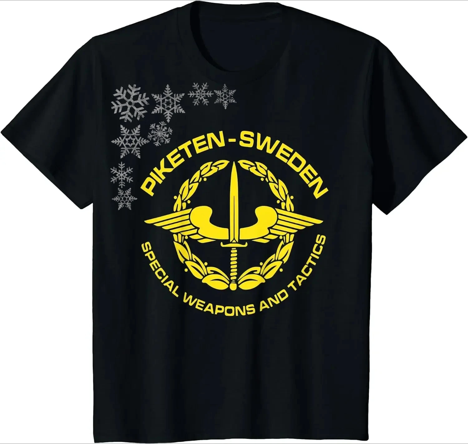 

Sweden Piketen Swedish Special Forces Badge T-Shirt 100% Cotton O-Neck Summer Short Sleeve Casual Mens T-shirt Size S-3XL