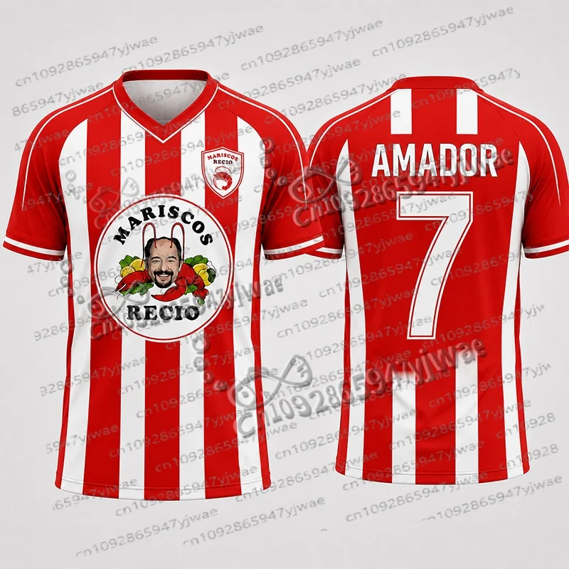 Camisetas De Montepinar Amador Recio 2026 Seafood Shrimp Recio Sportwear Christmas Gift Party Tee Harajuku Women Men's Clothing
