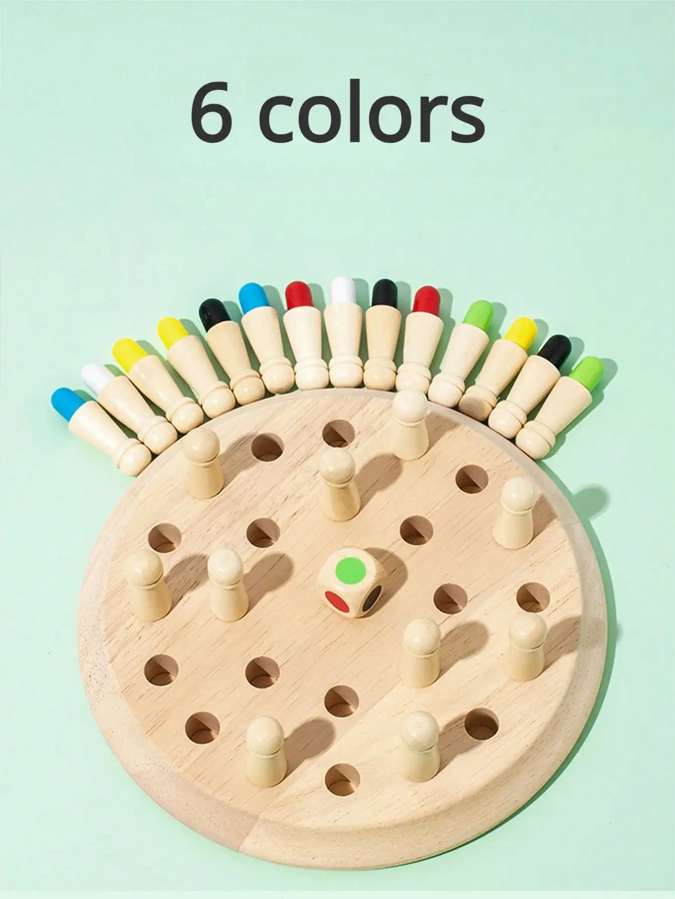 1 комплект, деревянные цветные шахматы с эффектом памяти, настольные игрушки, двойные или несколько людей, интерактивные творческие игры, подарок на день рождения, подарок