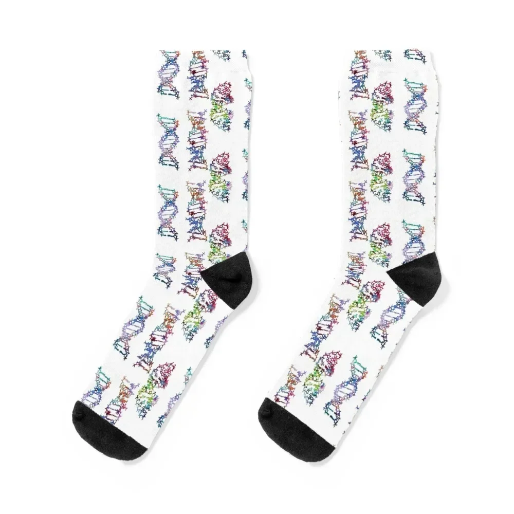 Three DNA Chains Socks Non-slip aesthetic Socks For Man Women's