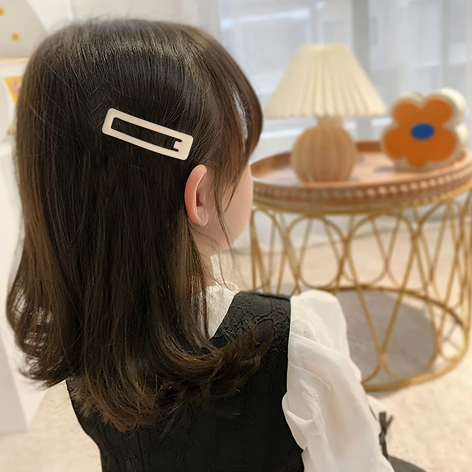 

9Pcs Snap Hair Clips Metal Barrettes Matte Surface Simple Girls Hair Accessories for Women Makeup Face Washing