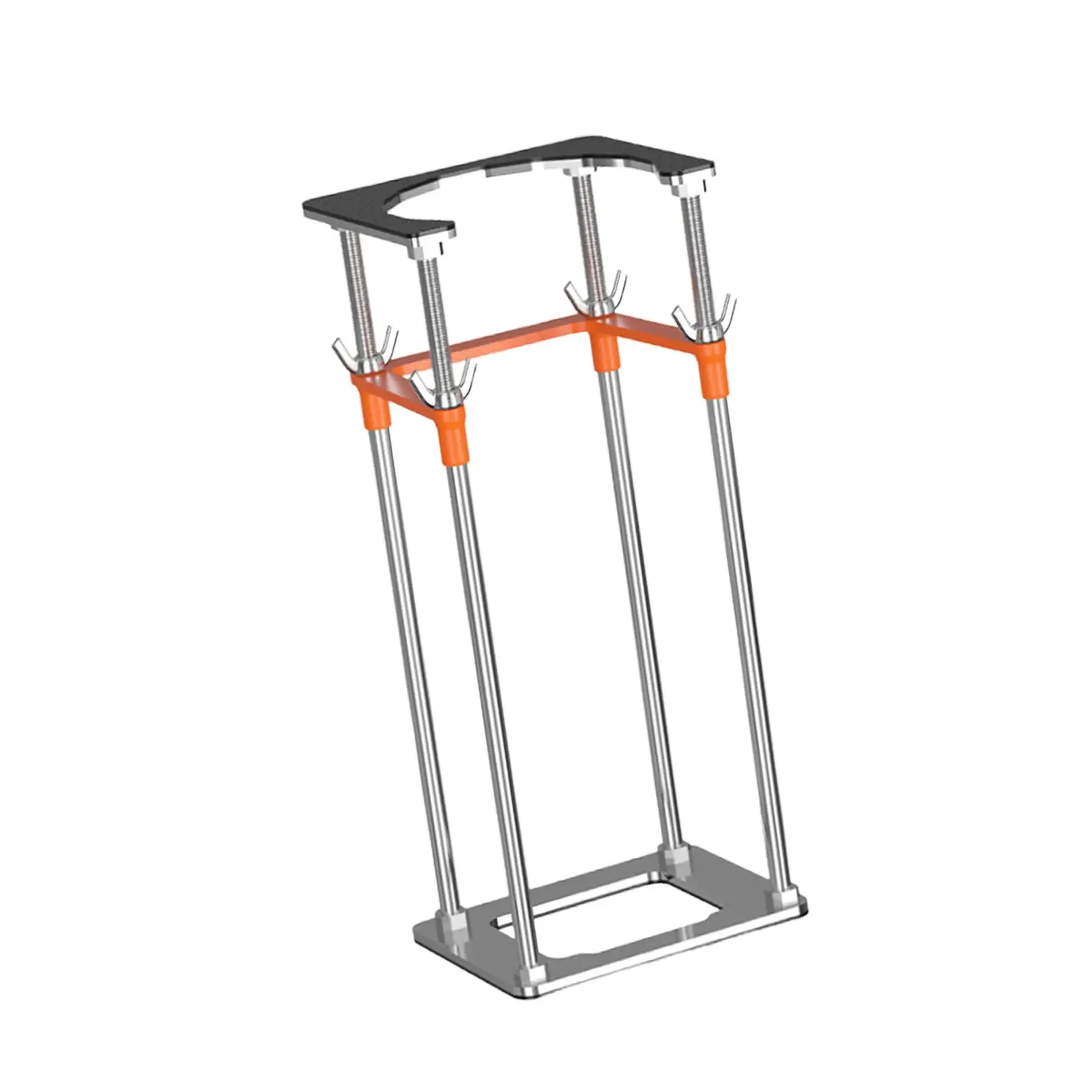 Undermount Sink Support Stand Stainless Adjustable Wash Basin Holder with Shock Absorbing Pads for Home Installs