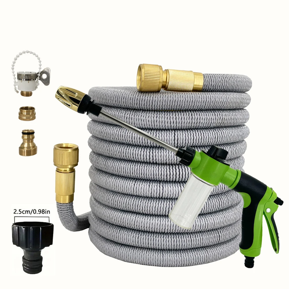 

Садовый шланг, водяной пистолет для автомойки, расширяемый шланг, шланг для мойки автомобиля высокого давления, поливочный шланг, волшебные гибкие шланги 25-125 футов