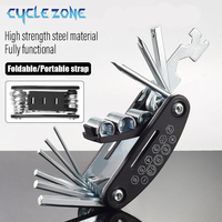 Bicycle Multi-functional Repair Tool 16 in 1 Bike Multi Repair Tools Kit Hex Spoke Wrench Screwdriver for Road Bike Accessories