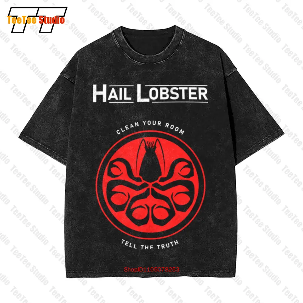Hailtee L0Bster Merch, nettoie votre pièce dites à la vérité T-Shirt surdimensionné vintage 2ZFH