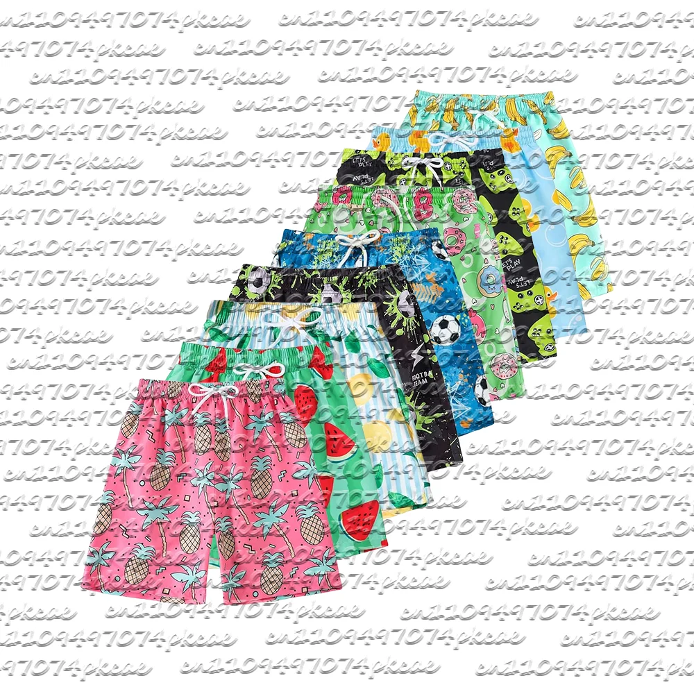 

Летняя трендовая серия: популярные пляжные шорты для отдыха, быстросохнущие, унисекс, для мужчин и женщин