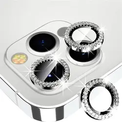 Diamond Tempered Glass Lens Full Cover Camera Lens Screen Protector For iPhone 15 14 13 12 Pro Max Cover Camera Lens Protector