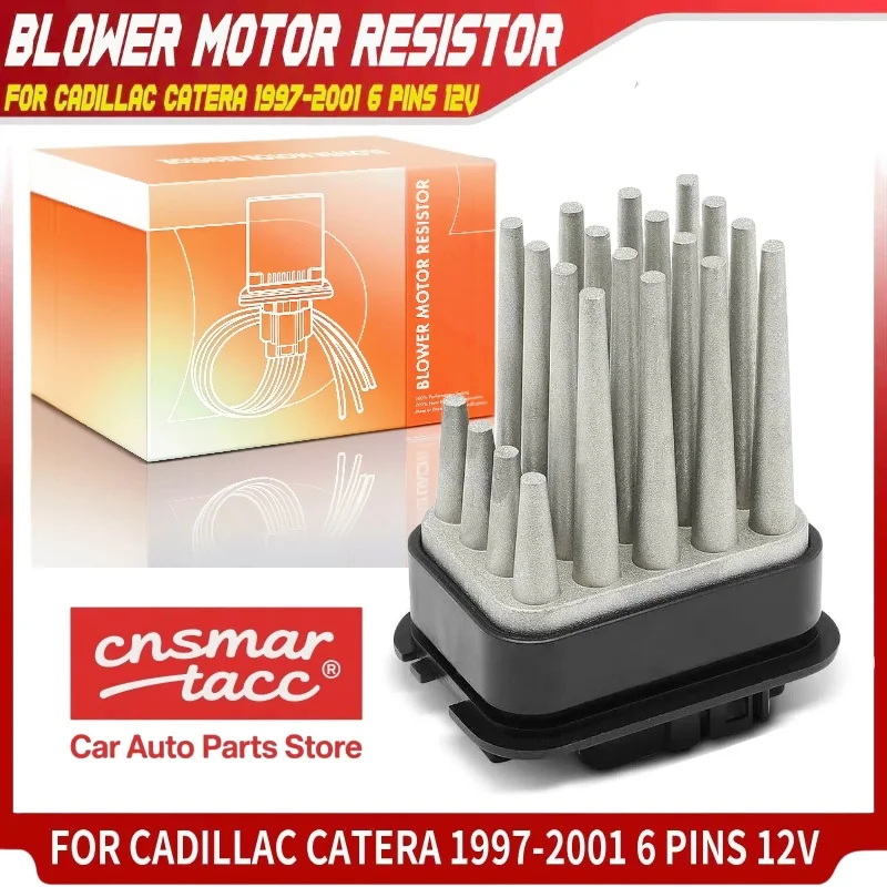 

Heater Blower Motor Resistor for Cadillac Catera 1997 1998 1999 2000 2001 6 Pins RU535 4P1533 1580845 90512510 90566802
