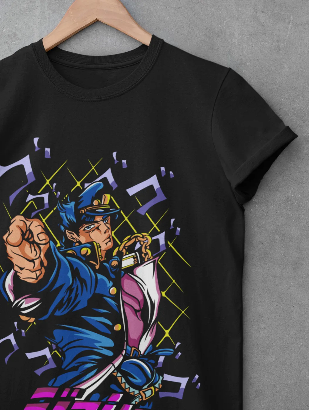 

JoJo's Bizarre Adventure Shirt, Jotaro Kujo Tshirt, Dio, Giorno T-Shirt Anime