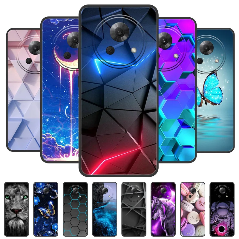 For Meizu Lucky 08 Case Lucky08 Luxury Painted Phone Silicon Back Cover For Meizu Lucky 08 5G Cases Full Protective Shell Capas