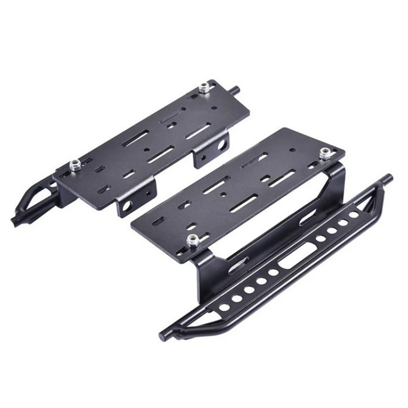 2 Piece For SCX10 90046 1:10 Climbing Car Metal Simulation Side Pedal Replacement Wrangler Pedal