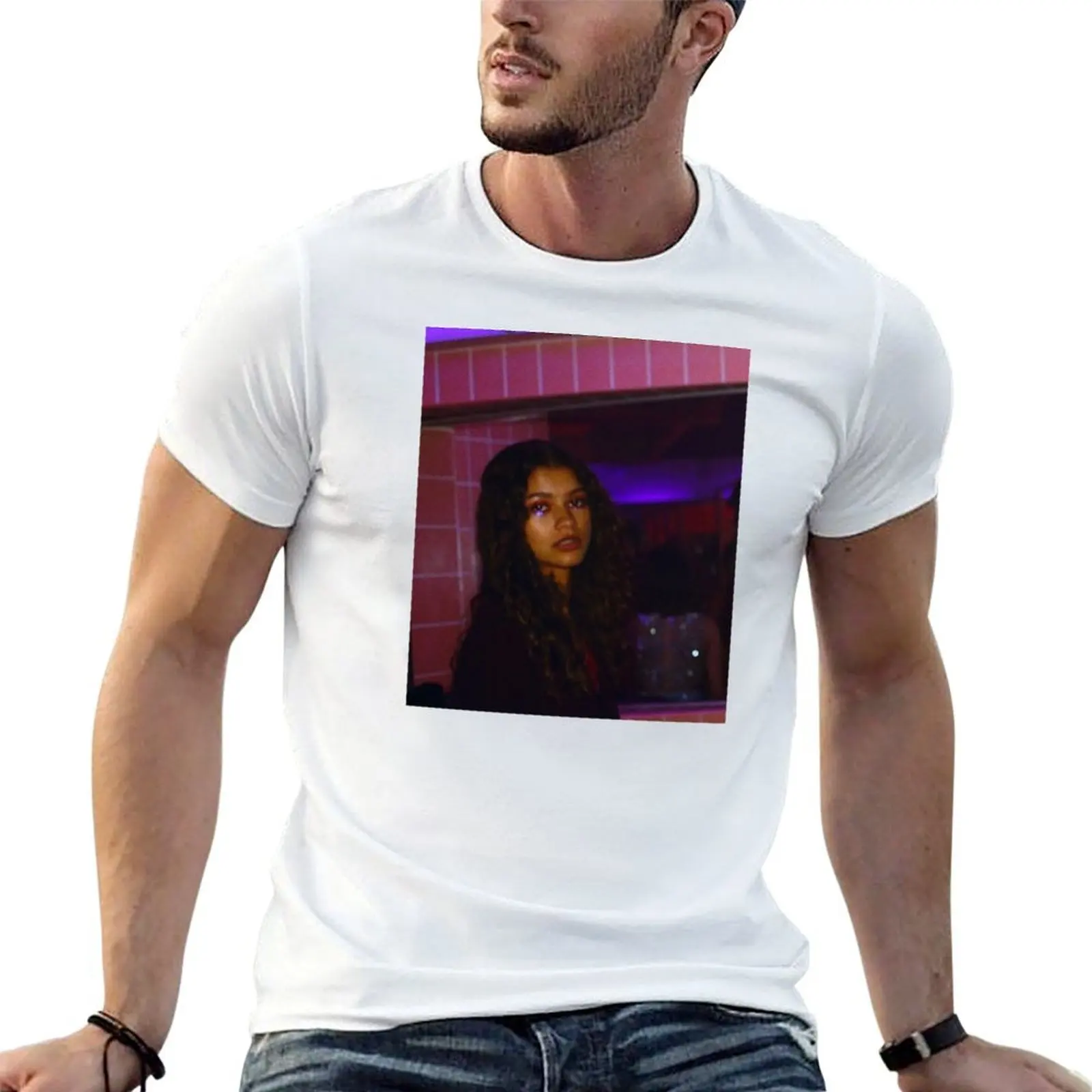 

Rue from Euphoria T-Shirt anime tshirt t shirts for man cotton soft man tshirt T-shirt