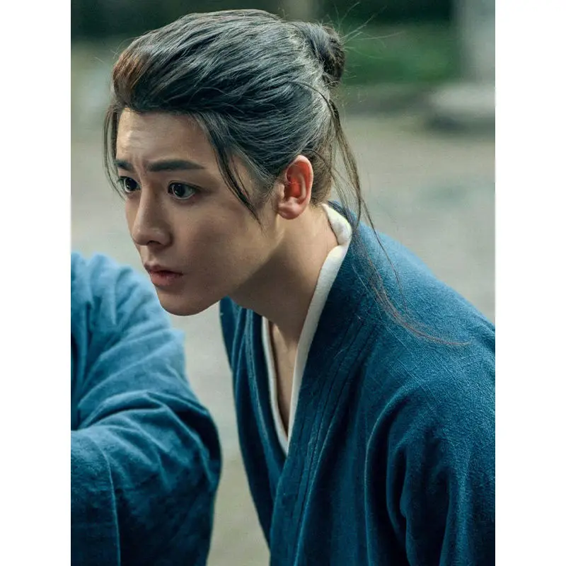 جديد النمط الصيني الرجال الطاوية رداء سترة Wudang جبل الطاوية رداء مجموعة اليومية الطاوية رداء مجموعة تاي تشي ممارسة الملابس