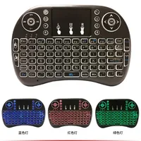 Backlit I8 2.4G Mini Keyboard Remote Control English Russian Air Mouse Wireless Keyboard for Laptop TV BOX Touchpad USB Remote