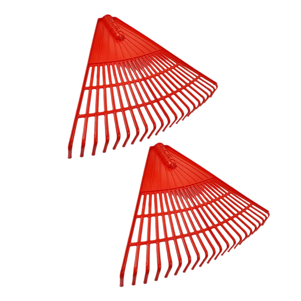 

2Pcs Lawn Garden Leaf Rake Heavy Duty Yard Tools 21 Teeth Green For Leaves Yard Rakes For Leaves Heavy Duty Grass Cleaning