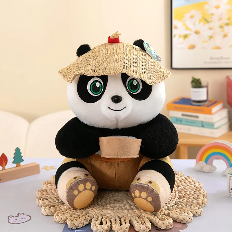 Chinese Kung Fu Po Soft Toy Cute Panda Plushie Children's Bedtime Hugging Pillow Companion Toy Birthday Gift