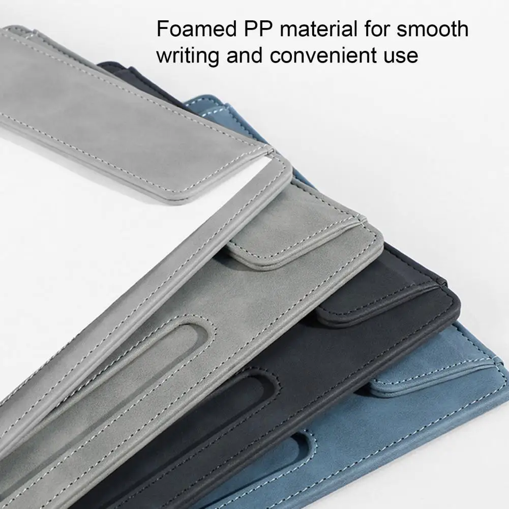 Document Organizer Writing Pad Faux Leather Hardboard with Magnetic Page Clip A4 Letter Size File Clipboard with Pen Holder