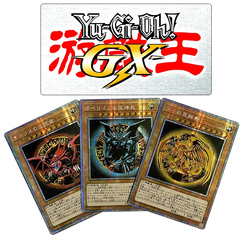 

Yu-Gi-Oh! Egyptian God Obelisk The Tormentor Anime Characters Bronzing Rare Collection Flash Card Cartoon Toys Christmas Gift